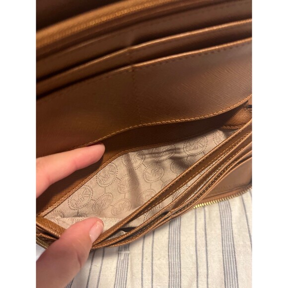 Michael Kors Signature Hamilton Continental Wallet Large MK Logo - Picture 10 of 12